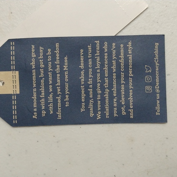 NEW! Democracy Sweater Cozy Knit Cardigan, Oat - Picture 16 of 16